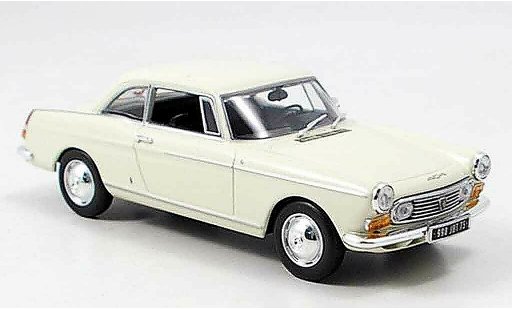 Peugeot 404 coupe 1/43 Minichamps creme 1962 diecast model cars