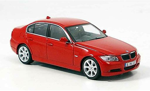 Bmw 335 berline 1/43 Minichamps E90 Serie red 2005 diecast model cars