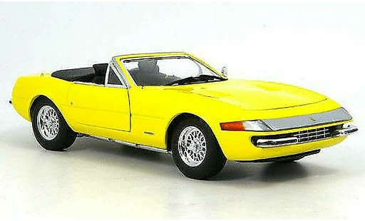 Ferrari 365 GTS/4 1/18 Hot Wheels daytona yellow diecast model cars