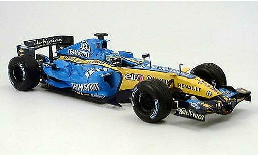 Renault F1 2006 1/18 Hot Wheels r25 g.fisica diecast model cars
