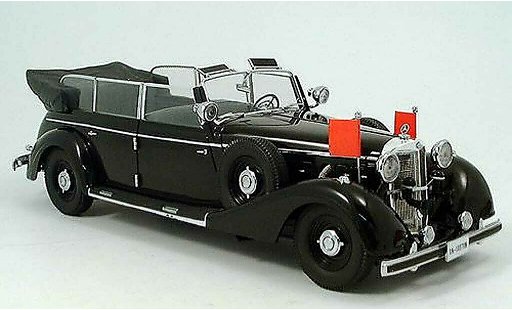 Mercedes 770 Cabriolet 1/18 Signature K Convertible black 1938 diecast model cars