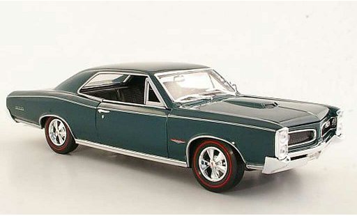 Pontiac GTO 1966 1/18 Welly green diecast model cars