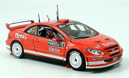 Peugeot 307 WRC 1/43 Vitesse gronholm rallye 2004 diecast model cars