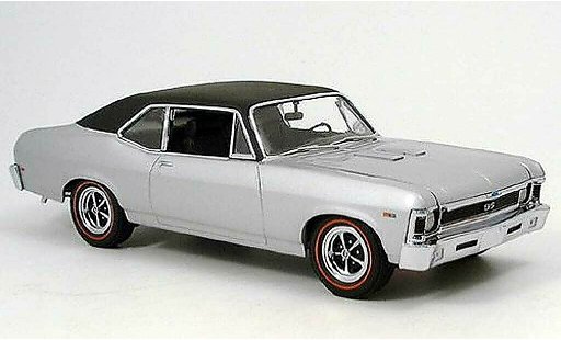 Chevrolet Nova SS 1/18 GMP 1969 396 grey metallized diecast model cars