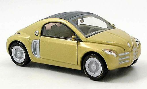 Renault Fiftie Concept 1/43 Norev yellow car 1996 diecast model cars