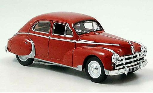 Peugeot 203 Berline 1/43 Norev Saloon darl mat red 1953 diecast model cars