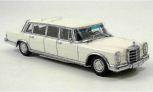 Mercedes 600 Base 1/43 Autoart (W100) LWB white diecast model cars