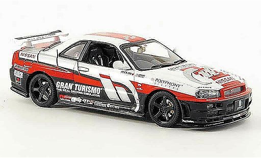Nissan Skyline R34 1/43 Autoart Gran Turismo 2002 diecast model cars