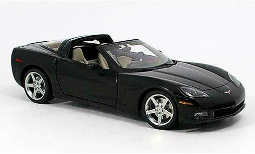 Chevrolet Corvette Coupe 1/18 Autoart C6 (c6) black 2005 diecast model cars