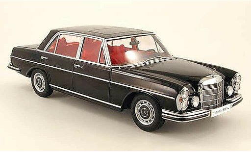 Mercedes 300 6.3 1/18 Autoart black 1970 diecast model cars