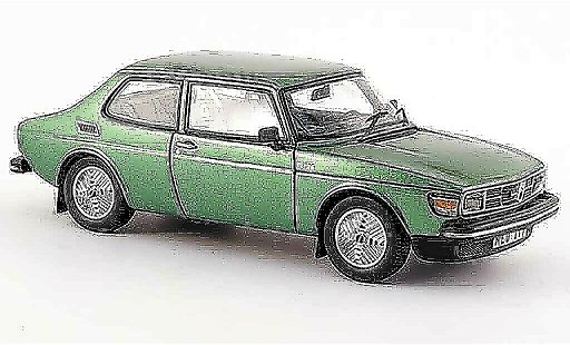 Saab 99 Turbo 1/43 Neo green diecast model cars
