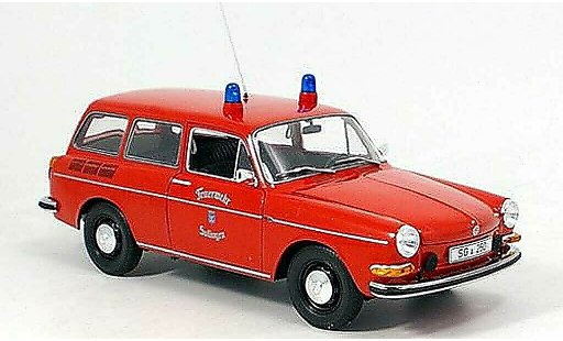 Volkswagen 1600 Variant 1/18 Minichamps l solingen pompier 1972 diecast model cars