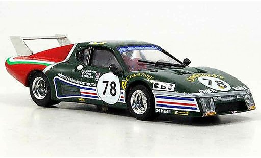 Ferrari 512 BB 1/43 Brumm no.78 oerourke le mans 1980 diecast model cars