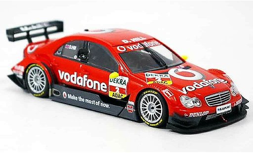 Mercedes Classe C DTM 1/43 Minichamps Damon Hill Team Vodaphone 2006 diecast model cars