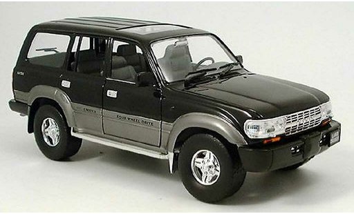 Toyota Land Cruiser Base 1/18 Yat Ming black 1992 diecast model cars