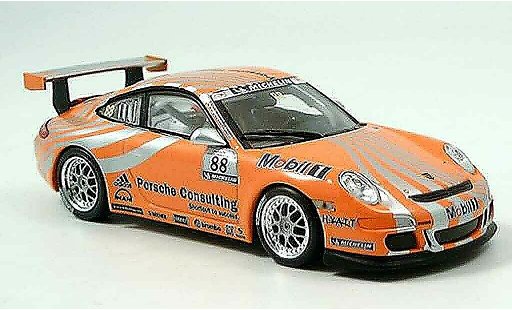 Porsche 911 GT3 CUP 1/43 Minichamps Racing No.88 orange diecast model cars