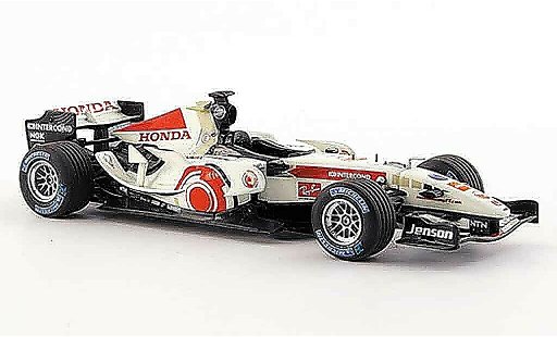 Honda F1 Base 1/43 Minichamps Racing RA 106 J.Button Erster Sieg 2006 diecast model cars