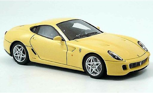 Ferrari 599 GTB 1/43 Red Line yellow 2006 diecast model cars