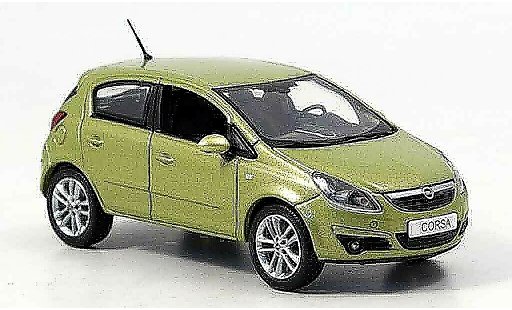 Opel Corsa Base 1/43 Norev green 5 turer 2006 diecast model cars