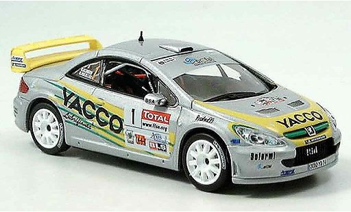Peugeot 307 WRC 1/43 Norev no.1 yacco vouilloz kunger diecast model cars