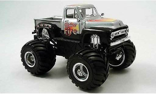 Ford F-100 Monster Truck 1/43 Yat Ming 00 grey metallisee black 1953 diecast model cars