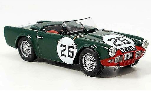 Triumph TR4 S 1/43 Spark No.26 Le Mans 1961 diecast model cars