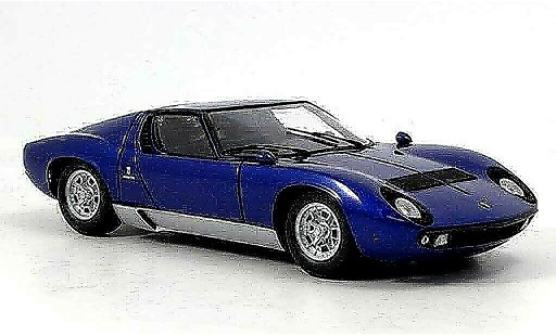 Lamborghini Miura P400 1/18 Kyosho blue diecast model cars