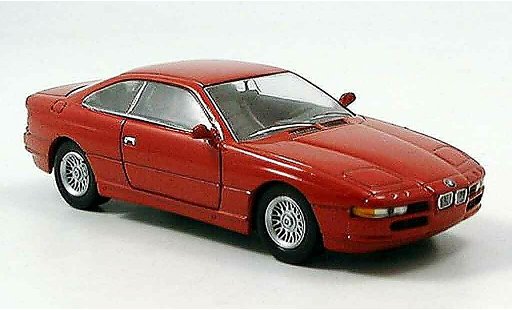 Bmw 850 coupe 1/43 Del Prado i red diecast model cars