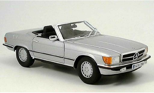 Mercedes 350 Base 1/18 Norev (r 107) grey diecast model cars