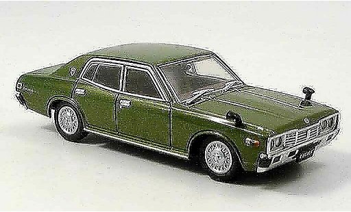 Nissan Cedric 330 Base 1/43 Aoshima green 1977 diecast model cars