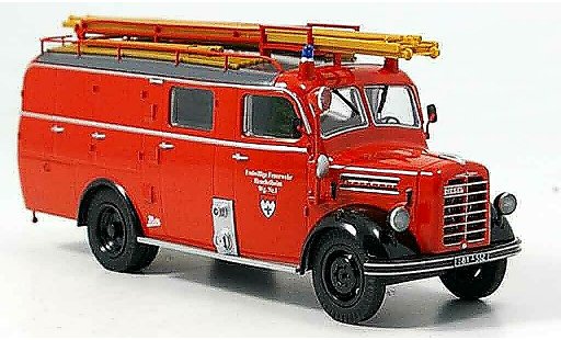 Borgward B 2500 pompiers 1/43 Schuco F 8 pompier Heuchelheim diecast model cars