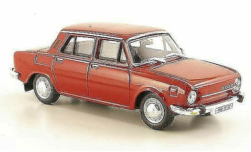 Skoda 110 R 1/43 Abrex red 1969 diecast model cars
