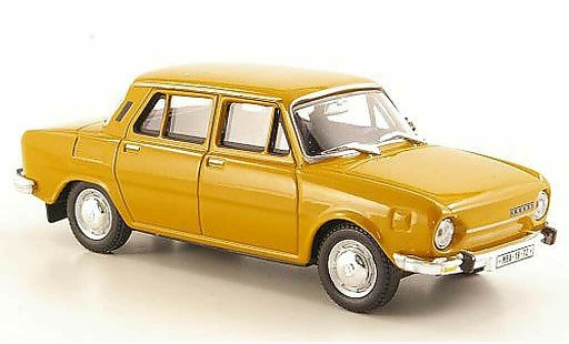 Skoda 110 L 1/43 Abrex brown 1969 diecast model cars