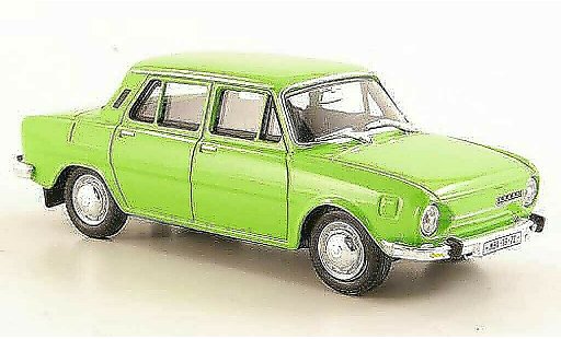Skoda 110 L 1/43 Abrex green 1969 diecast model cars