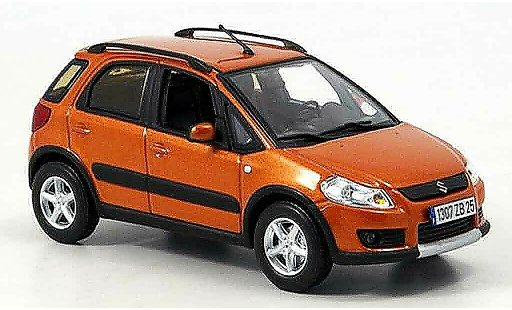 Suzuki SX4 Base 1/43 Norev orange 2006 diecast model cars