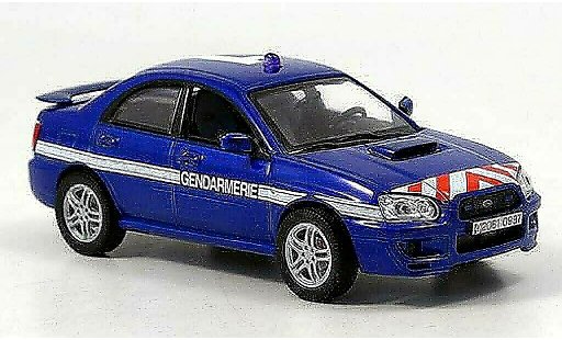 Subaru Impreza WRX 1/43 Norev Gendamerie Police Frankreich 2003 diecast model cars