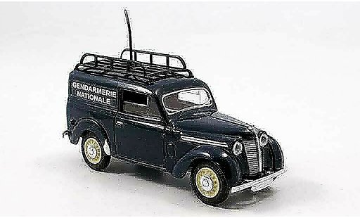 Renault Juvaquatre Base 1/43 Solido lieferwagen gendamerie 1952 diecast model cars