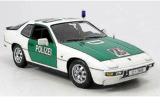 Porsche 924 Base 1/18 Minichamps police autoroute dusseldorf diecast model cars