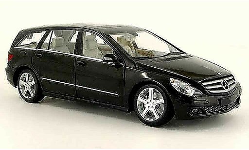 Mercedes Classe R Base 1/18 Minichamps black 2005 diecast model cars