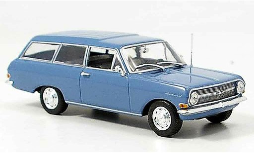 Opel Rekord A 1/43 Minichamps caravan blue 1962 diecast model cars