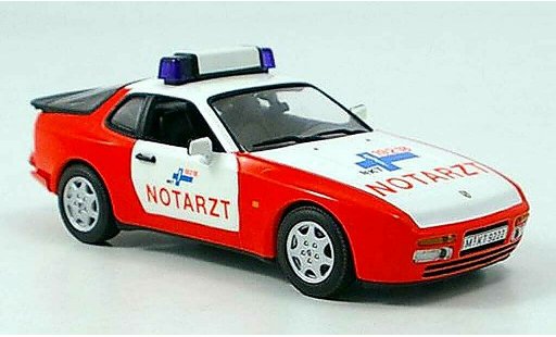 Porsche 944 1989 1/43 Minichamps S2 Notarzt - MKT Munchen diecast model cars