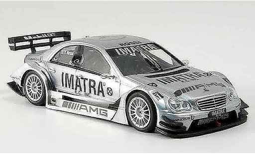 Mercedes Classe C AMG 1/43 Minichamps Test V.Rossi avec Figur diecast model cars