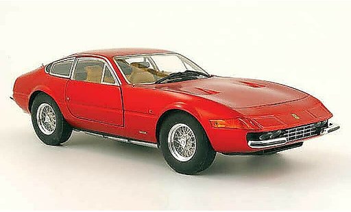 Ferrari 365 GTB/4 1/18 Hot Wheels Elite daytona rot-met. serie elite diecast model cars