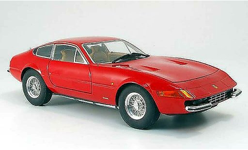 Ferrari 365 GTB/4 1/18 Hot Wheels Elite red serie elite diecast model cars