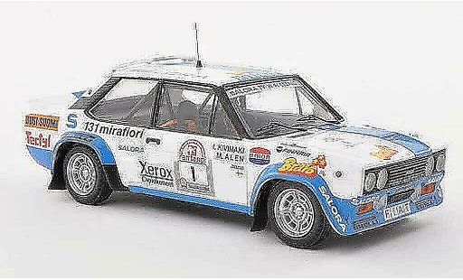 Fiat 131 Abarth 1/43 Trofeu No.1 Rally Finnland 1980 M.Alen/I.Kivimeki diecast model cars
