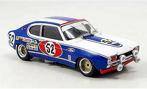 Ford Capri RS 2600 1/43 Trofeu No.52 24h Le Mans 1972 diecast model cars