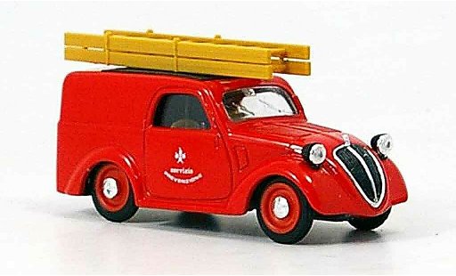 Fiat 500 B 1/43 Brumm Lieferwagen pompier Italilen 1946 diecast model cars