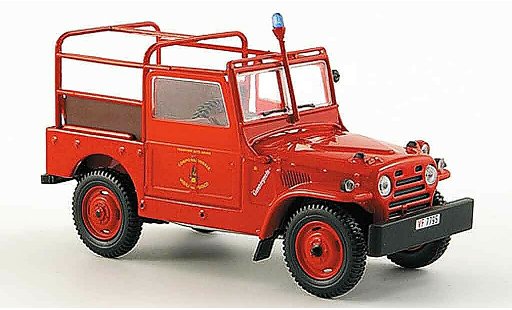 Fiat Campagnola Pompiers 1/43 Norev pompier Trentino 1959 diecast model cars