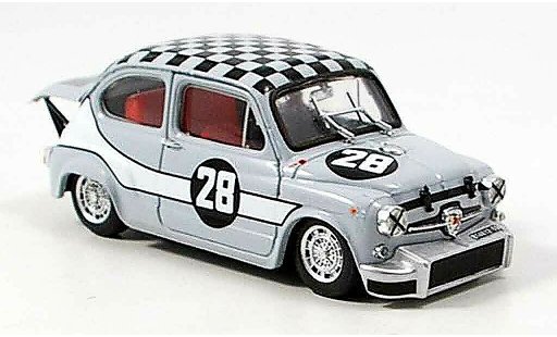 Fiat Abarth 1000 Berlina Corsa 1/43 Brumm No.28 Zandvoort 1969 diecast model cars
