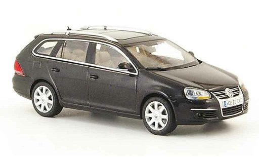 Volkswagen Golf Variant 1/43 Autoart black 2007 diecast model cars